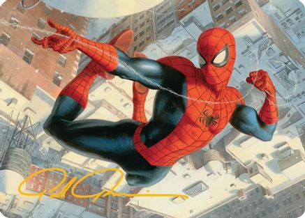 Image of Spider-Man, Peter Parker Art Card (Gold-Stamped Signature) [Marvel's Spider-Man Art Series]