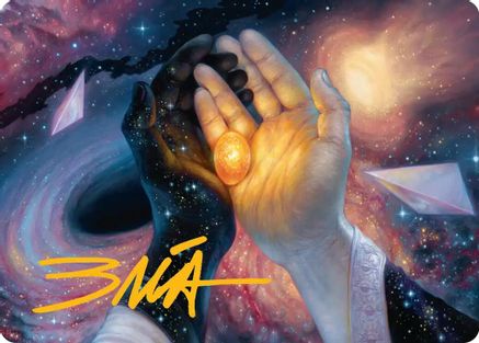 Image of The Soul Stone Art Card (Gold-Stamped Signature) [Marvel's Spider-Man Art Series]