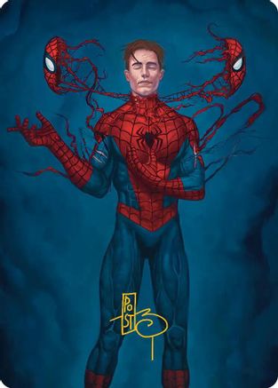 Image of Secret Identity Art Card (Gold-Stamped Signature) [Marvel's Spider-Man Art Series]