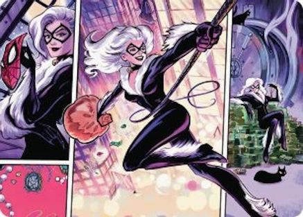 Image of Black Cat, Cunning Thief Art Card [Marvel's Spider-Man Art Series]