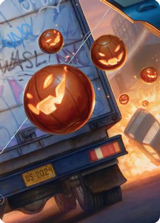 Image of Pumpkin Bombs Art Card [Marvel's Spider-Man Art Series]