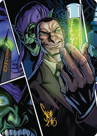 Image of Norman Osborn Art Card (Gold-Stamped Signature) [Marvel's Spider-Man Art Series]
