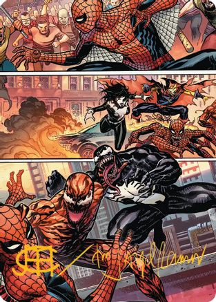 Image of Maximum Carnage Art Card (Gold-Stamped Signature) [Marvel's Spider-Man Art Series]
