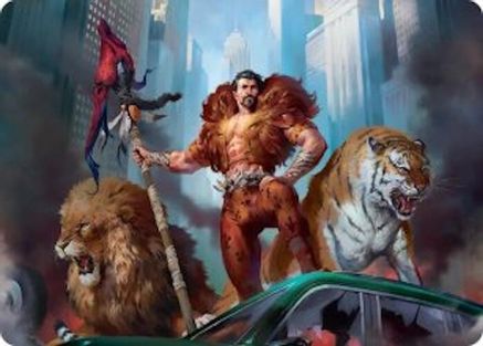 Image of Kraven, Proud Predator Art Card [Marvel's Spider-Man Art Series]