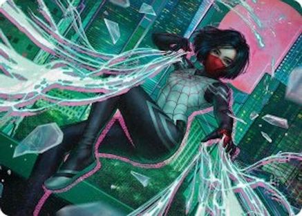 Image of Silk, Web Weaver Art Card (29/54) [Marvel's Spider-Man Art Series]