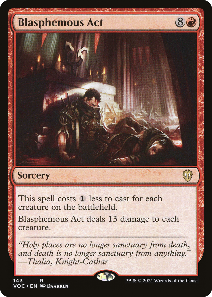 Image of Blasphemous Act [Innistrad: Crimson Vow Commander]