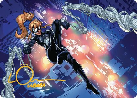 Image of Arana, Heart of the Spider Art Card (Gold-Stamped Signature) [Marvel's Spider-Man Art Series]