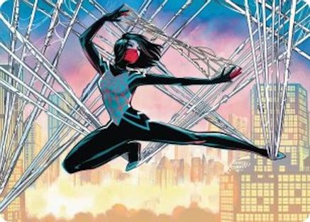 Image of Silk, Web Weaver Art Card (39/54) [Marvel's Spider-Man Art Series]