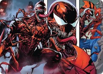 Image of Carnage, Crimson Chaos Art Card [Marvel's Spider-Man Art Series]