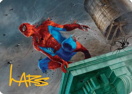 Image of Spiders-Man, Heroic Horde Art Card (Gold-Stamped Signature) [Marvel's Spider-Man Art Series]