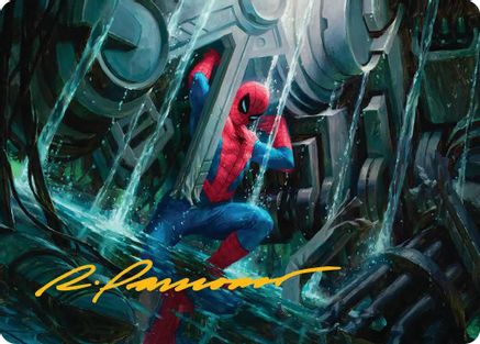 Image of Strength of Will Art Card (Gold-Stamped Signature) [Marvel's Spider-Man Art Series]