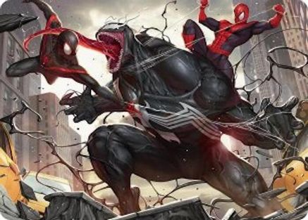 Image of Terrific Team-Up Art Card [Marvel's Spider-Man Art Series]