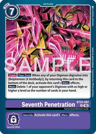 Image of Seventh Penetration [BT23-097] [Hackers' Slumber]