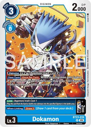 Image of Dokamon [BT23-016] [Hackers' Slumber]