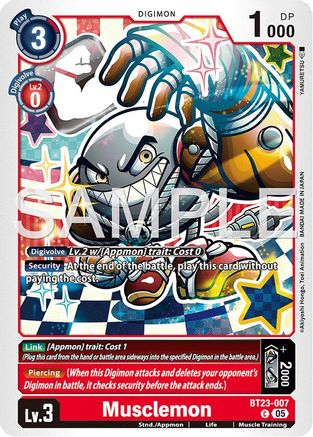 Image of Musclemon [BT23-007] [Hackers' Slumber]