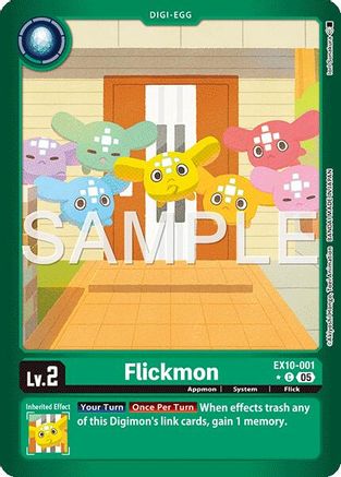 Image of Flickmon [EX10-001] (Limited Foil) [Sinister Order]