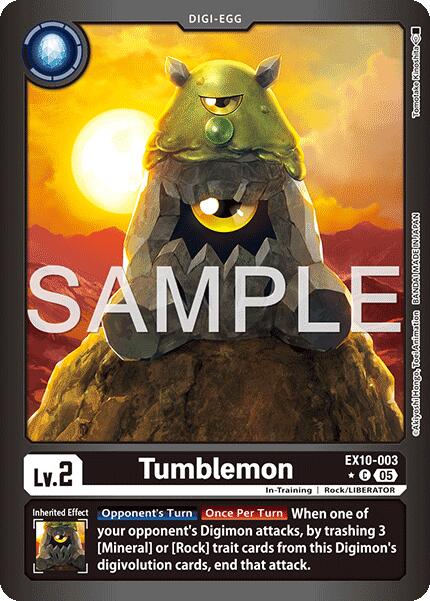 Image of Tumblemon [EX10-003] (Limited Foil) [Sinister Order]