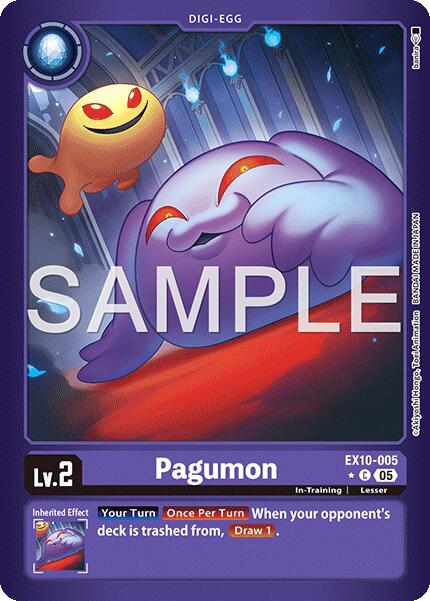 Image of Pagumon [EX10-005] (Limited Foil) [Sinister Order]