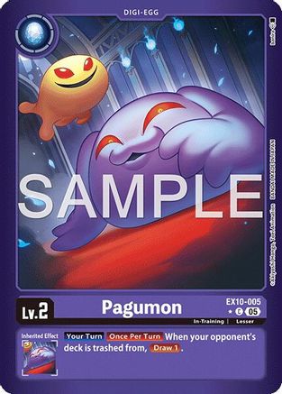 Image of Pagumon [EX10-005] (Limited Foil) [Sinister Order]