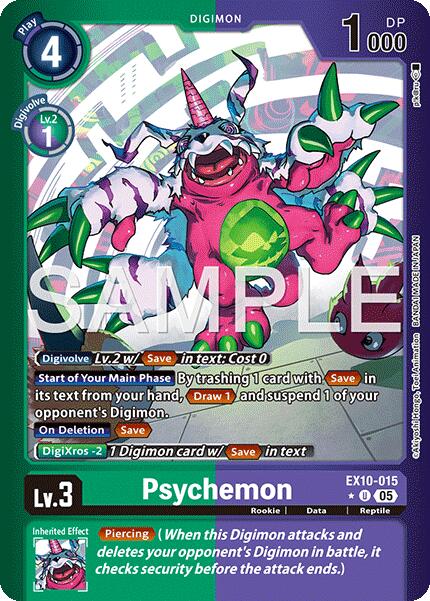 Image of Psychemon [EX10-015] (Limited Foil) [Sinister Order]