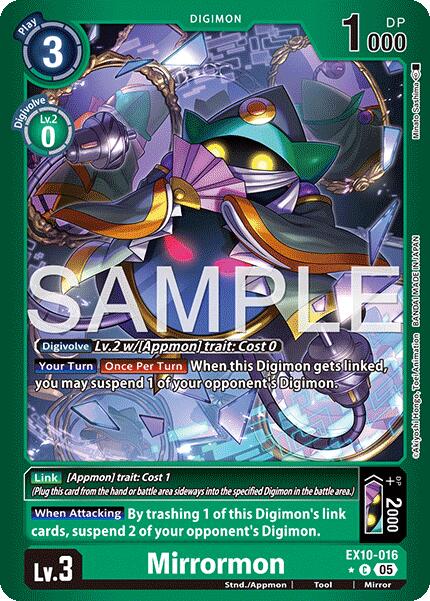 Image of Mirrormon [EX10-016] (Limited Foil) [Sinister Order]