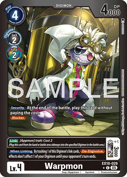 Image of Warpmon [EX10-029] (Limited Foil) [Sinister Order]