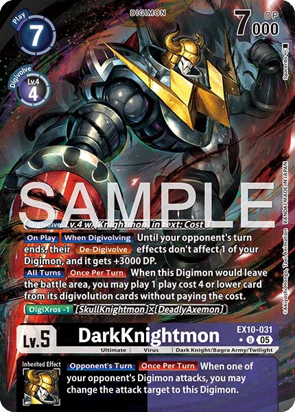 Image of DarkKnightmon [EX10-031] (Alternate Art) [Sinister Order]