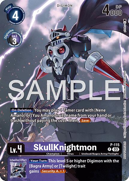 Image of SkullKnightmon [P-115] - P-115 (Sinister Order Legend Pack) [Sinister Order]