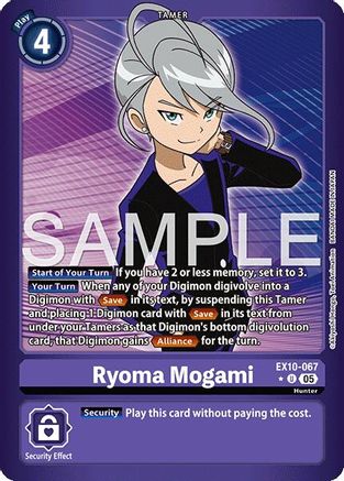 Image of Ryoma Mogami [EX10-067] (Limited Foil) [Sinister Order]