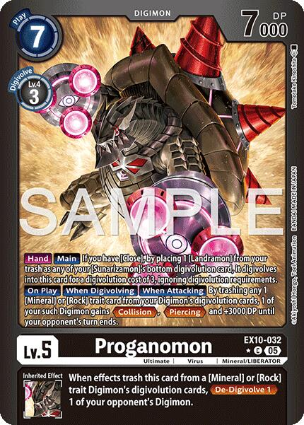 Image of Proganomon [EX10-032] (Limited Foil) [Sinister Order]