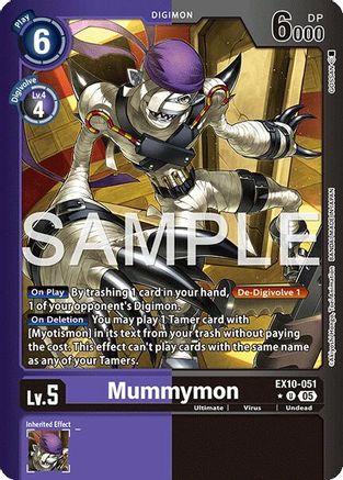 Image of Mummymon [EX10-051] (Limited Foil) [Sinister Order]
