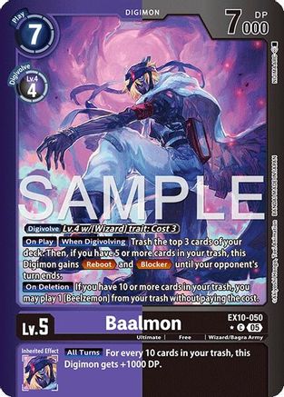 Image of Baalmon [EX10-050] (Limited Foil) [Sinister Order]