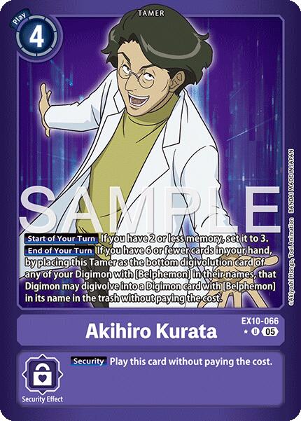 Image of Akihiro Kurata [EX10-066] (Limited Foil) [Sinister Order]