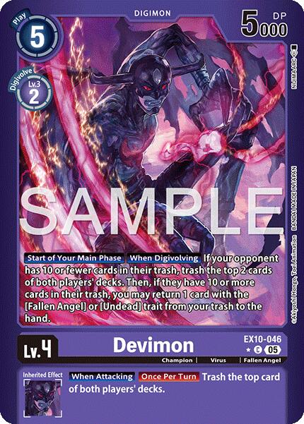 Image of Devimon [EX10-046] (Limited Foil) [Sinister Order]