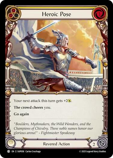 Image of Heroic Pose (Yellow) [SUP058] (Super Slam)