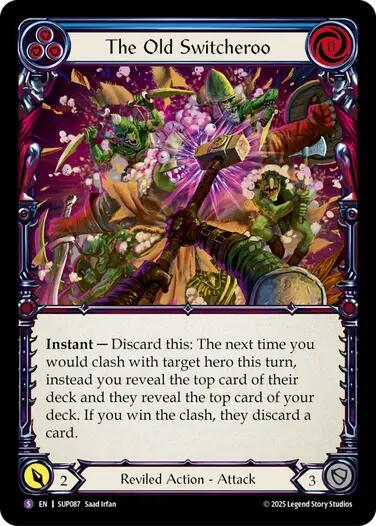 Image of The Old Switcheroo [SUP087] (Super Slam)  Rainbow Foil