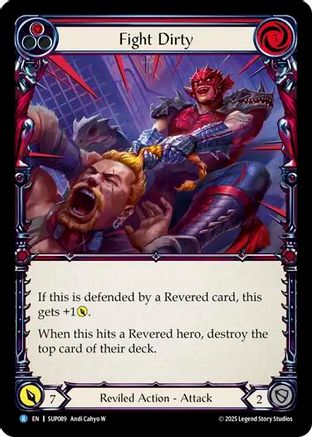 Image of Fight Dirty [SUP089] (Super Slam)  Rainbow Foil