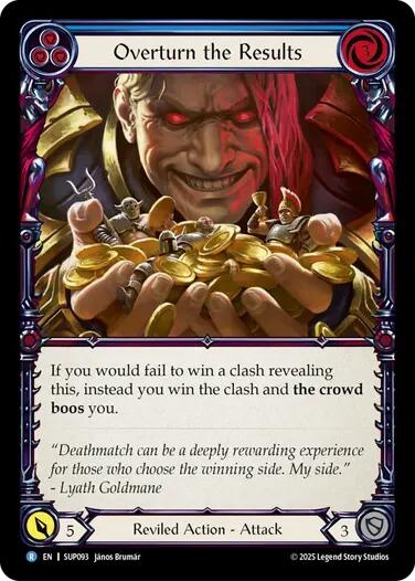 Image of Overturn the Results [SUP093] (Super Slam)  Rainbow Foil