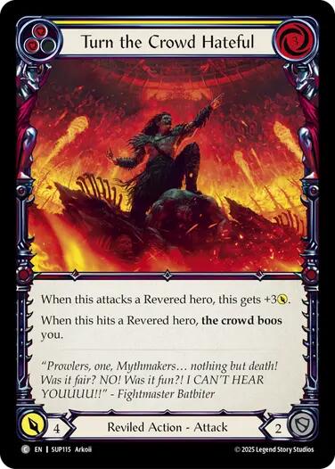 Image of Turn the Crowd Hateful (Yellow) [SUP115] (Super Slam)