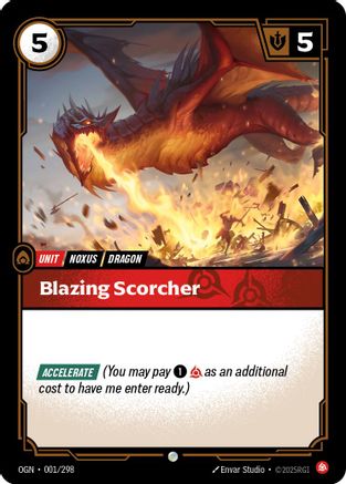 Image of Blazing Scorcher (001/298) - Origins