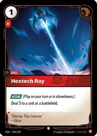 Image of Hextech Ray (009/298) - Origins
