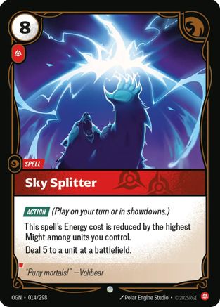 Image of Sky Splitter (014/298) - Origins