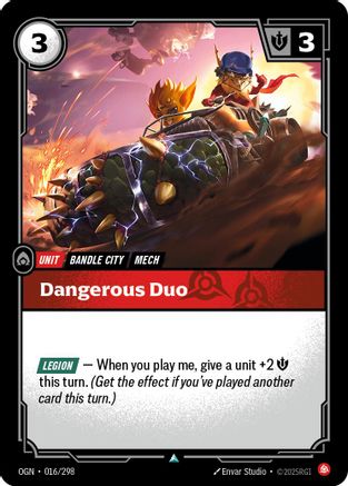 Image of Dangerous Duo (016/298) - Origins Foil