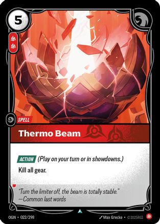 Image of Thermo Beam (022/298) - Origins Foil