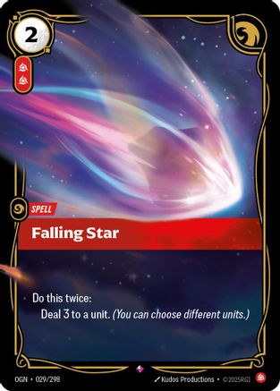 Image of Falling Star (029/298) - Origins Foil