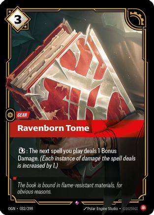 Image of Ravenborn Tome (032/298) - Origins Foil