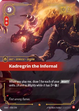Image of Kadregrin the Infernal (038/298) - Origins Foil