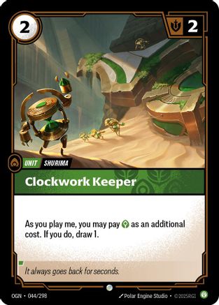 Image of Clockwork Keeper (044/298) - Origins
