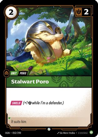 Image of Stalwart Poro (052/298) - Origins Foil