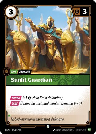 Image of Sunlit Guardian (054/298) - Origins